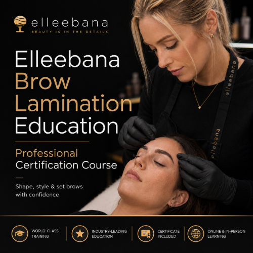 Elleebana Brow Lamination Certification