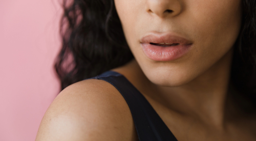 Lip blushing, semi-permanent make up technique